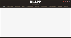 Desktop Screenshot of klapp-cosmetics.com